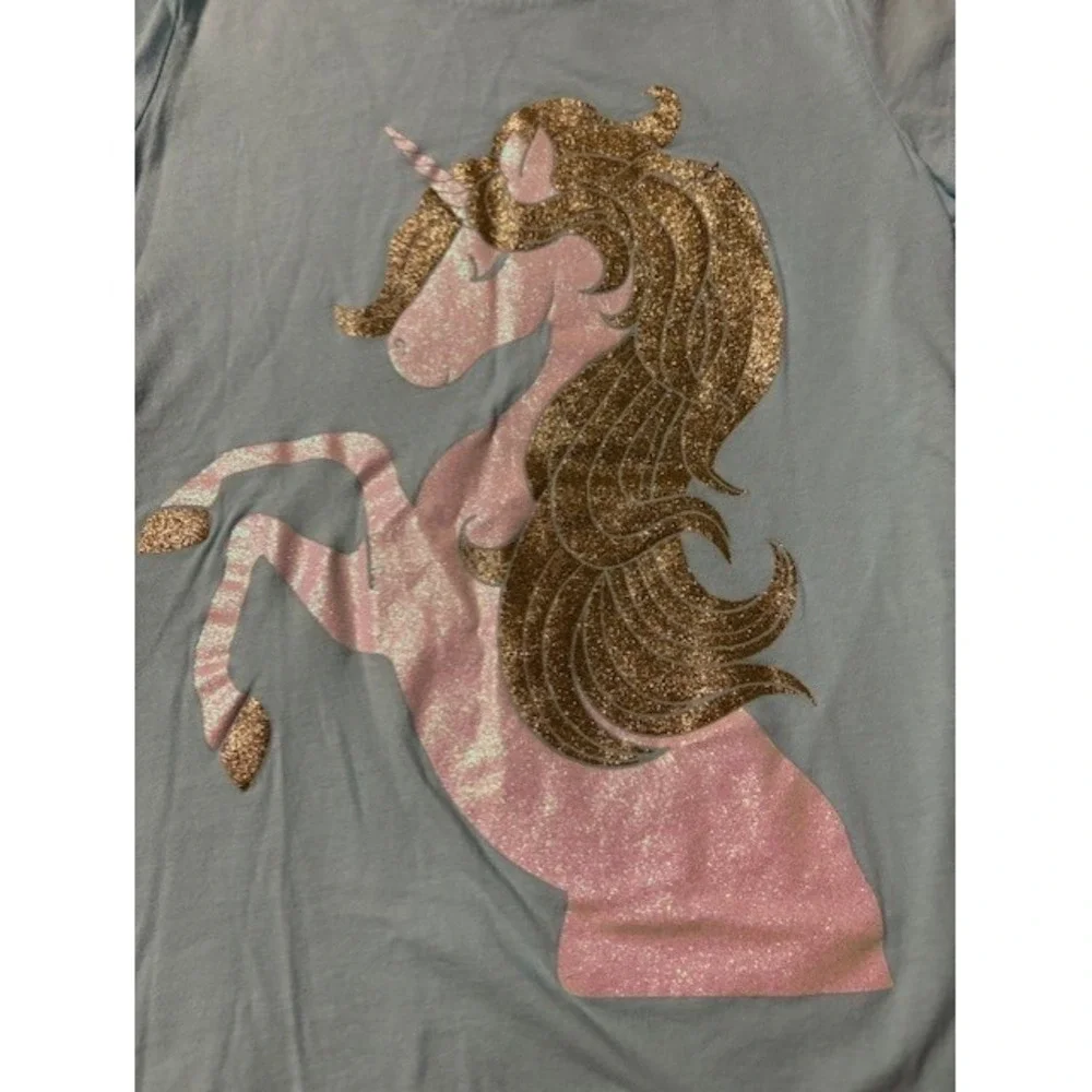 Childrens place girls size 10/12 Unicorn tee